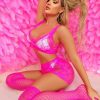 HARD TO HANDLE BODYSTOCKING - Hot Pink