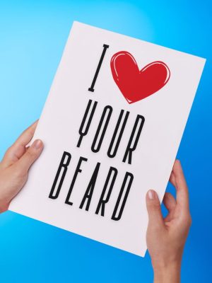 I LOVE YOUR BEARD CARD