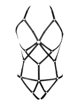 FEEL THE HEAT HARNESS TEDDY - Black