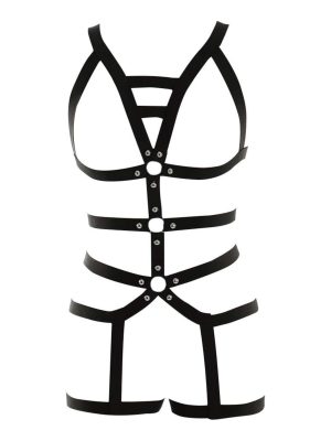 EDGY STATEMENT HARNESS - Black