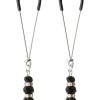 PINCH OF PLEASURE NIPPLE CLAMPS WITH BEADS